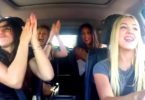 girls carpool karaoke omg