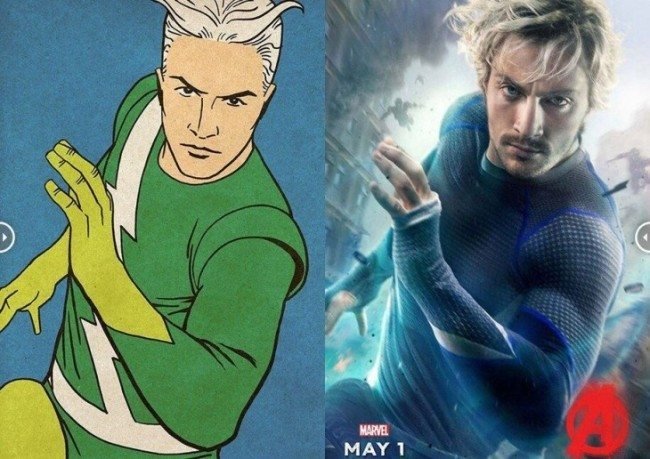 Avengers originales comparados con los poster de la película 4 730x516 650x459 - Fotos dos super-heróis da Marvel que foram copiadas dos quadrinhos