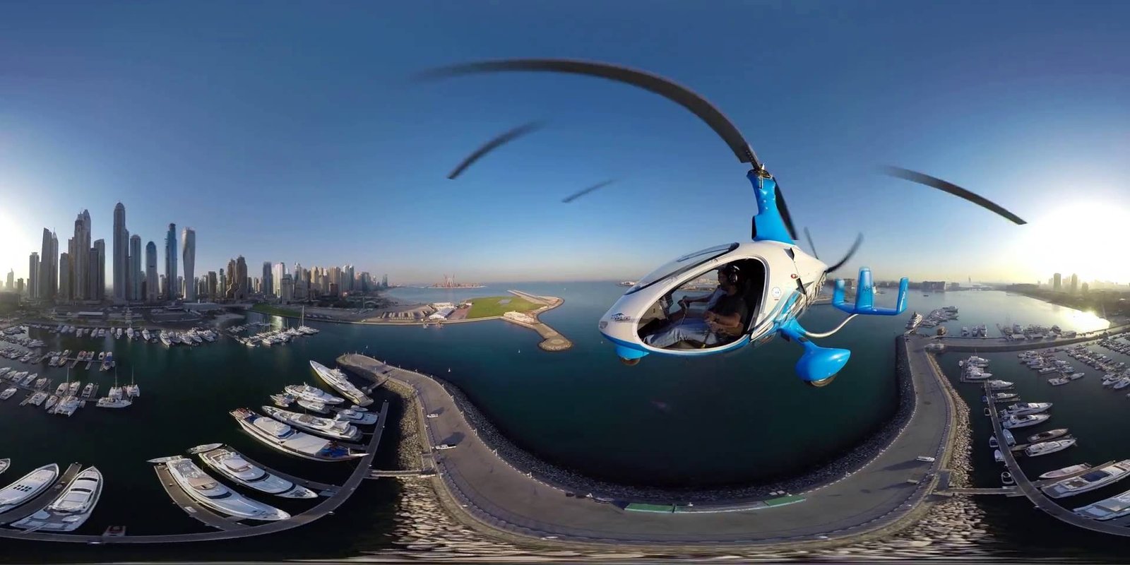 dubai helicoptero - FANT360 - Fantástico cria projeto 360
