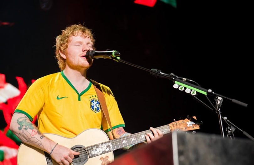 ed sheeran brasil 810x527 - Youtubers e mídia especializada convidados entrevistam Ed Sheeran no Brasil
