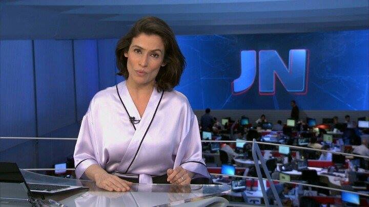 renata vasconcelos 1 - Renata Vasconcellos apresenta JN com suposto 
