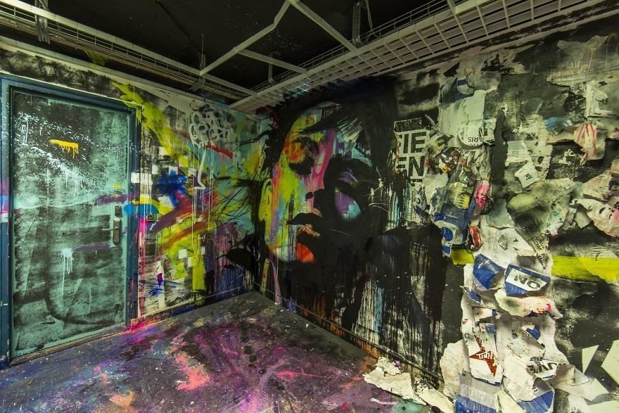 grafite pinturas artistas 35 - Grafiteiros pintam uma residência estudantil e o resultado chama atenção