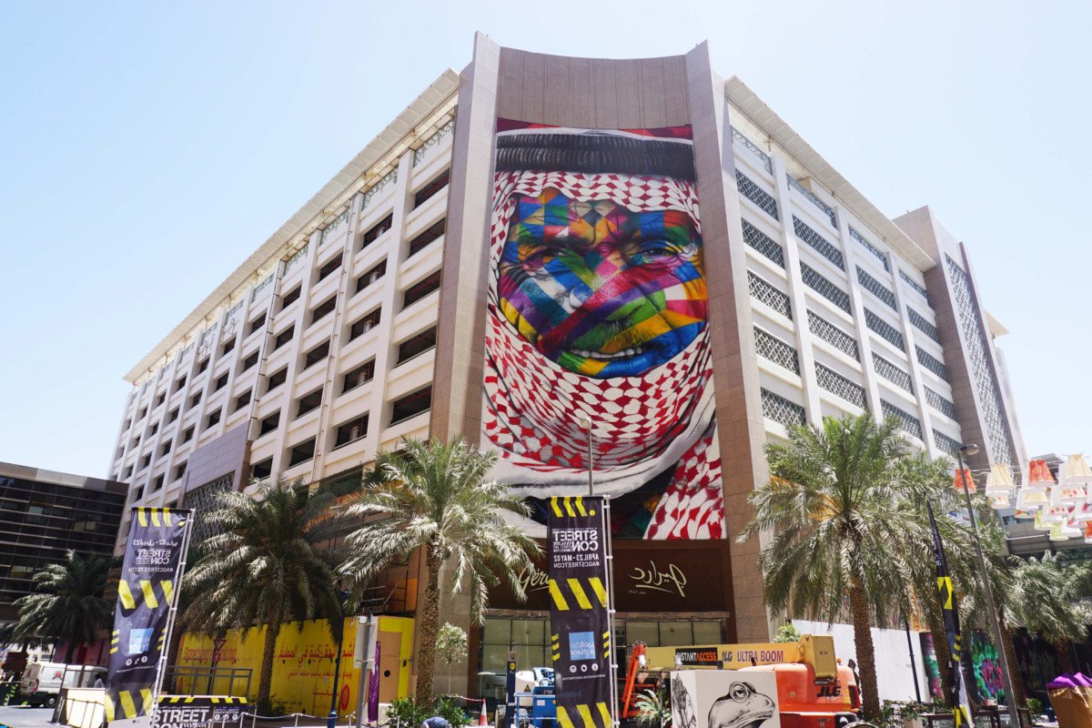 kobra emirados arabes - Murais de Graffiti de Eduardo Kobra pelo mundo