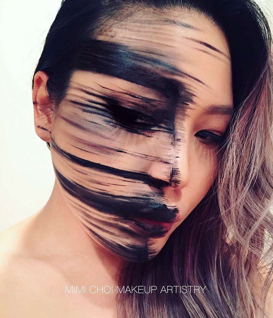 optical illusion make up mimi choi 45 59841f9694592  880 - Maquiagem perfeita com ilusão óptica