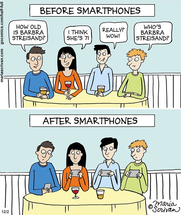 smartphone addiction illustrations cartoons 19  605 - Quanto mais você se conectar, menos você se conecta