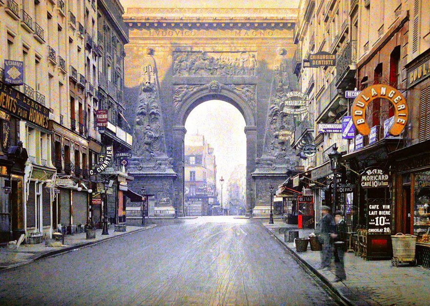 vintage color photos paris albert kahn 108  880 - Fotos Vintages de Paris em cores durante a belle Époque