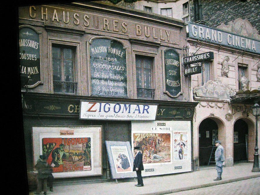 vintage color photos paris albert kahn 122  880 - Fotos Vintages de Paris em cores durante a belle Époque
