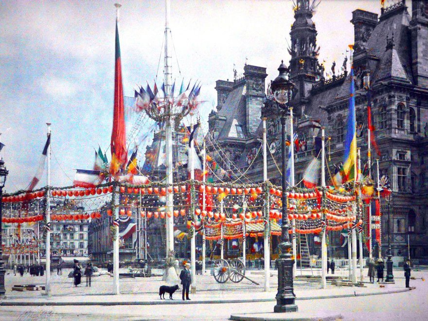 vintage color photos paris albert kahn 127  880 - Fotos Vintages de Paris em cores durante a belle Époque