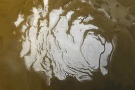 agua em marte2 - Água em estado liquido é detectada na sub-superfície de Marte