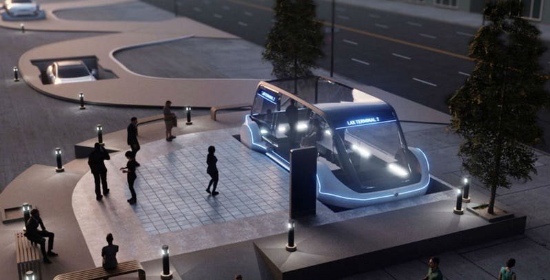 Túnel de Elon Musk já tem data para revolucionar o Transporte Público Urban loop system - Túnel de Elon Musk já tem data para revolucionar o transporte público no Mundo!