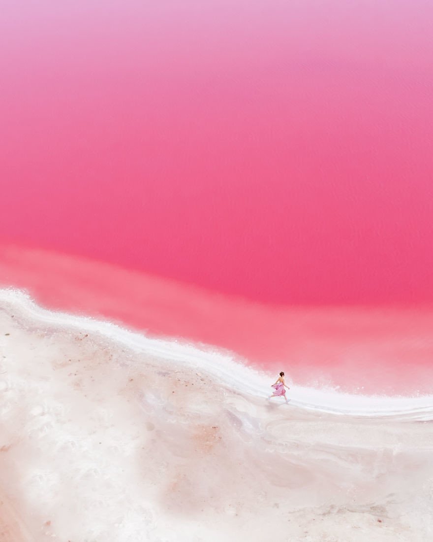 mar rosa 1 - Conheça a Lagoa Rosa Mágica da Australia