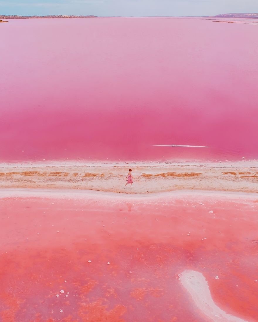 mar rosa 8 - Conheça a Lagoa Rosa Mágica da Australia