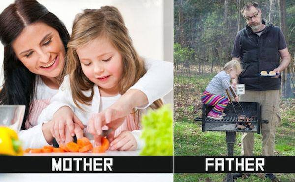 anya vs apa 6 - Quando as mães deixam seus filhos sozinhos com os pais