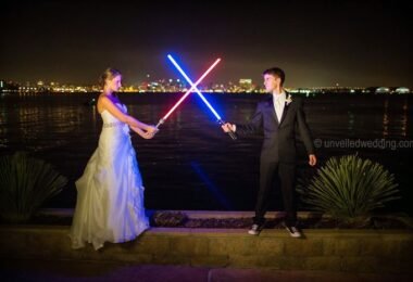 Tema Star Wars 380x260 - Casal teve um casamento com o tema Star Wars